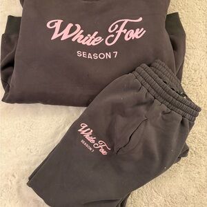 White Fox Grey Sweatset